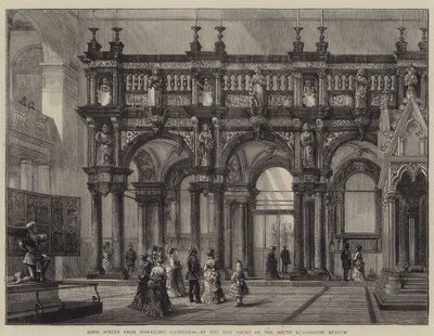 Jubé de la cathédrale de Bois-le-Duc, dans la nouvelle cour du musée de Kensington - Henry William Brewer